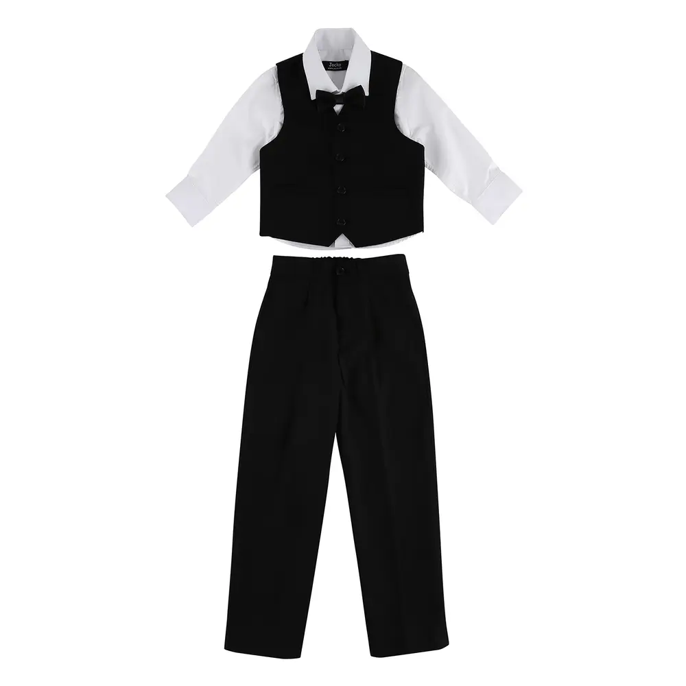 4 Delt Festoutfit i Sort og Hvid fra Jocko