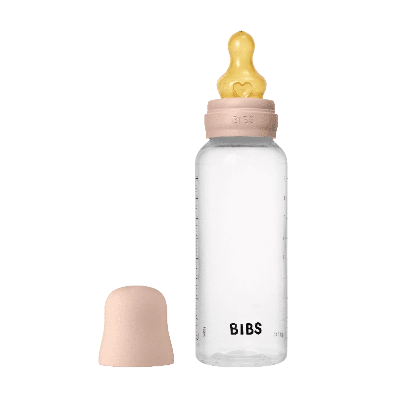 BIBS Sutteflaske Rund Latex 270 ml - Blush Tilbud!