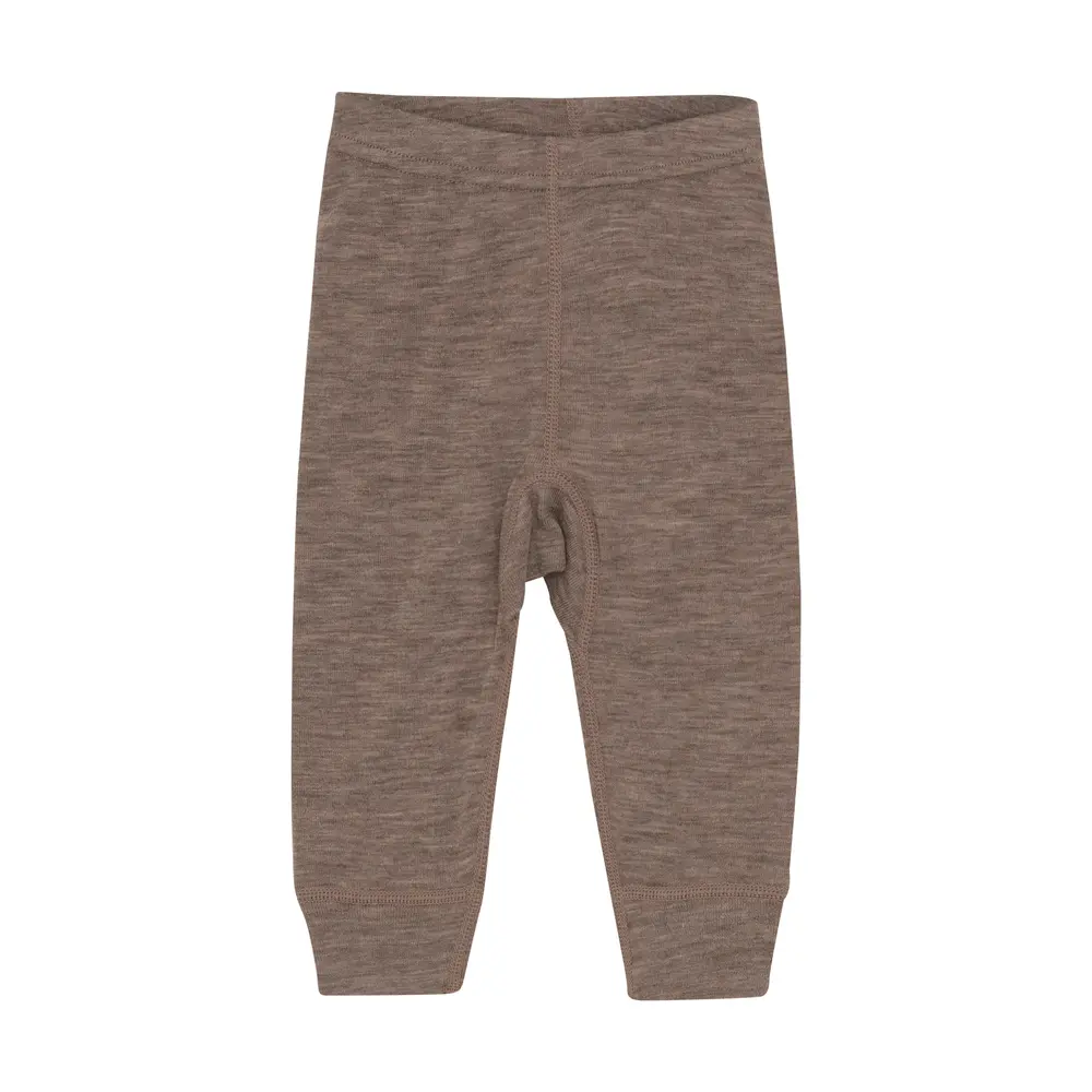 Uld Leggings   Solid   Leafless Tree Melange   70 fra Bekids