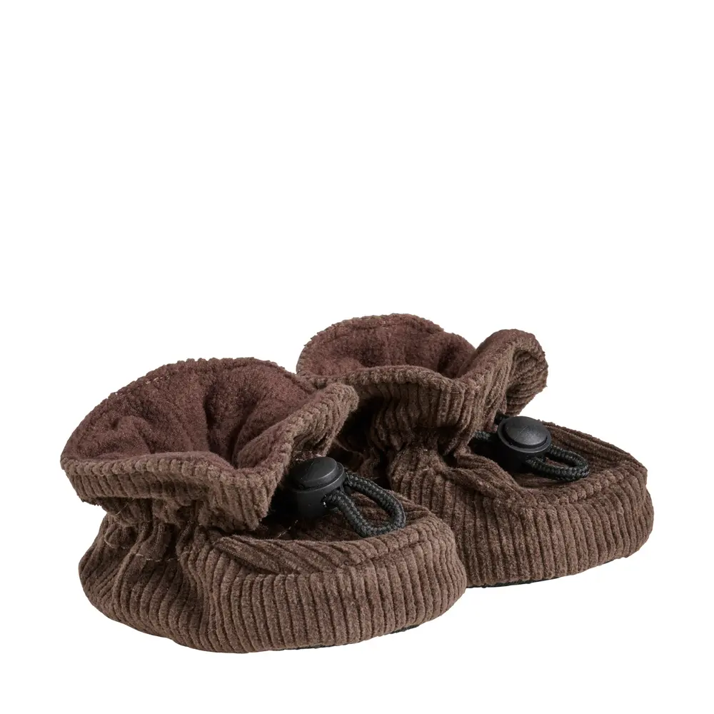 Slippers Corduroy Bracken Brown 21 22 fra Bekids