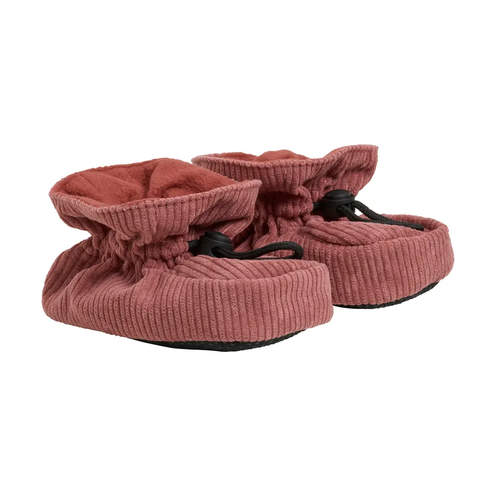 Corduroy Slippers i Cedar Wood - Bløde og Skridsikre