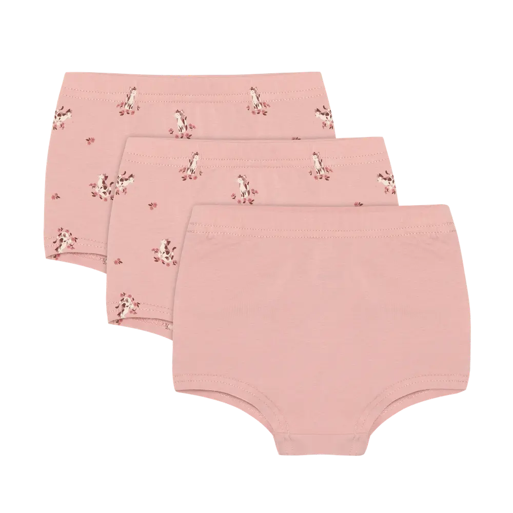 Trusser 3-Pak i Misty Rose fra BeKids - Komfort til Børn