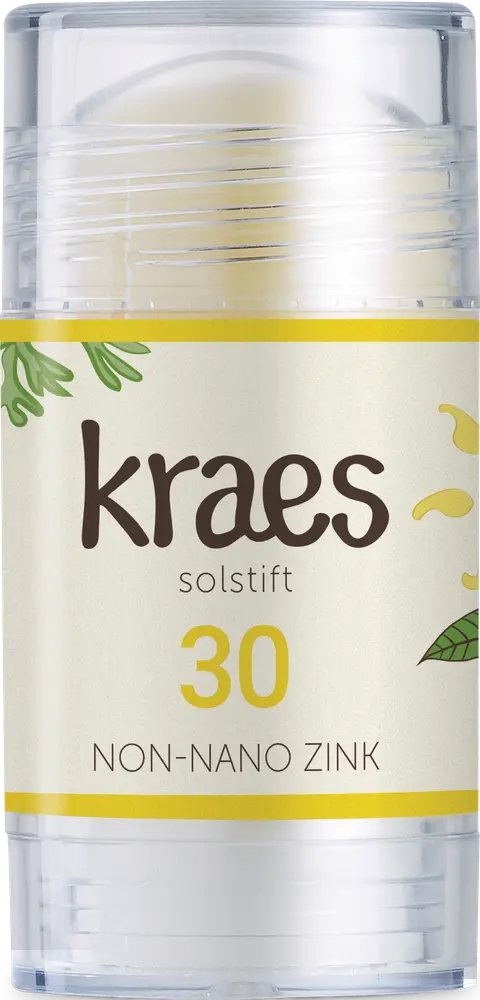 KRAES Solstift SPF30 - Naturlig solbeskyttelse til børn