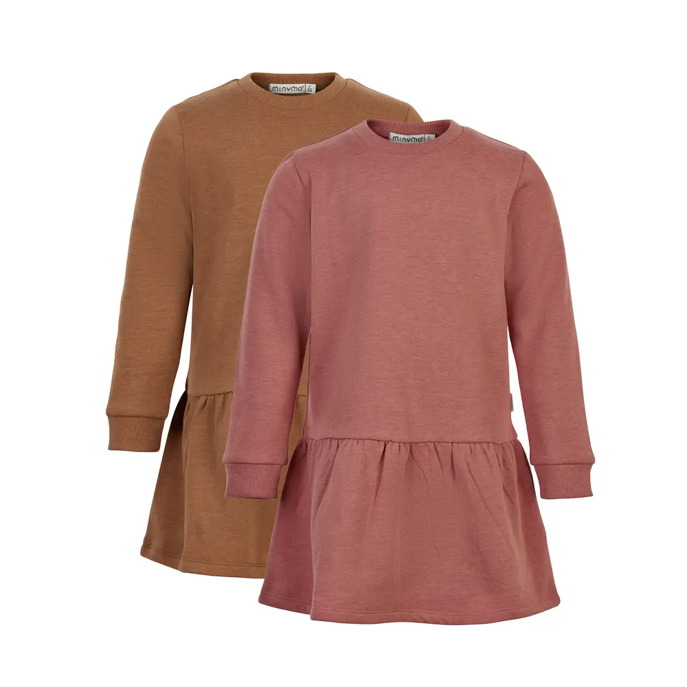 Sweat Kjole Langærmet 2 Pak   411   80 fra Minymo