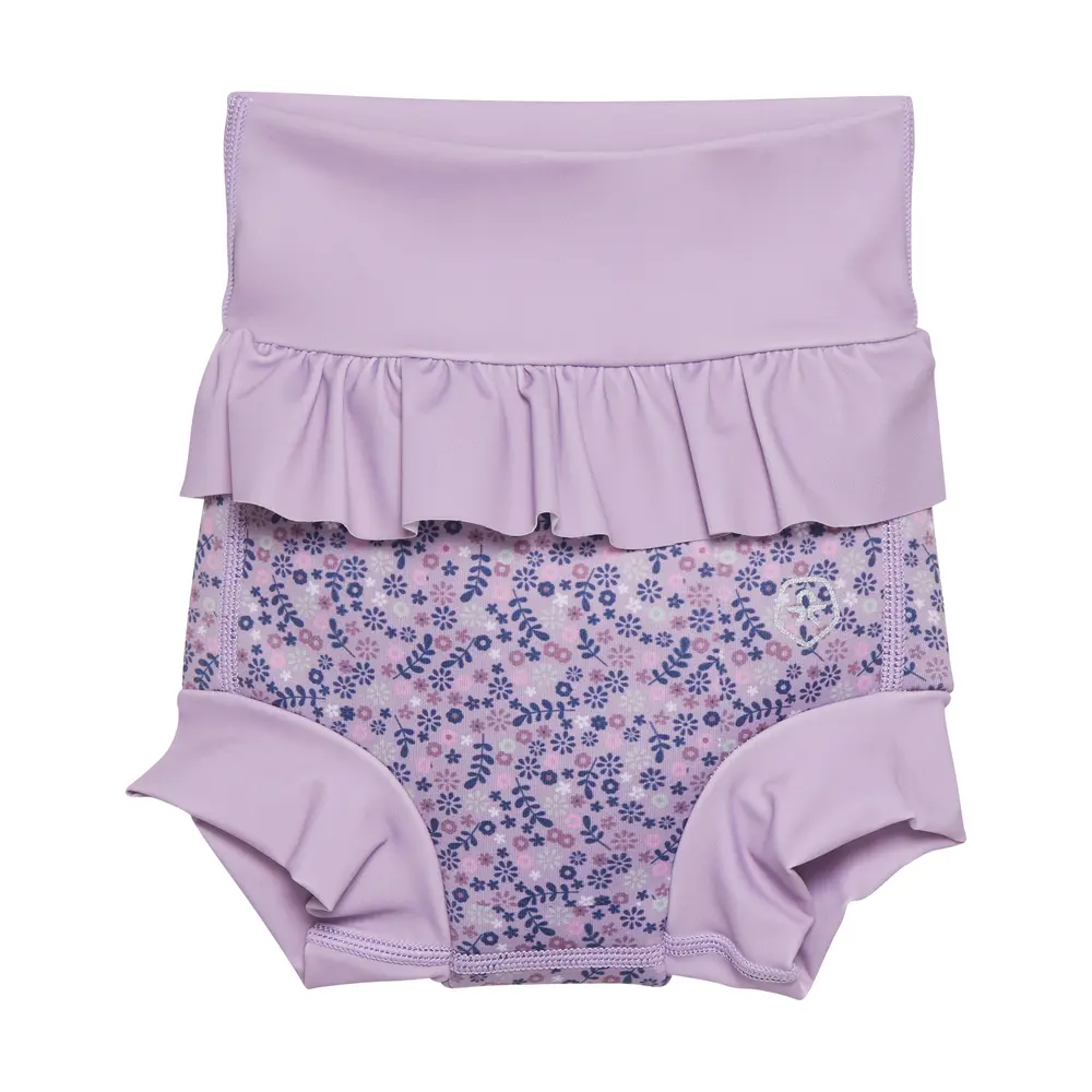 Badeshorts Med Flæser   Lavender Mist   80 fra Color Kids