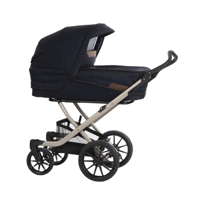 Free   Stel: Champagne   Overdel: Navy Blue Brown fra Stork