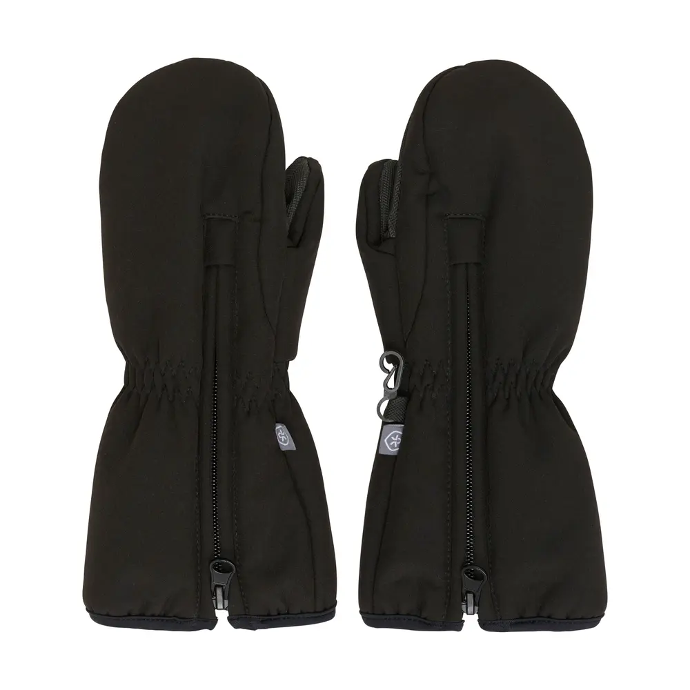 Farverige softshellhandsker til børn fra Color Kids