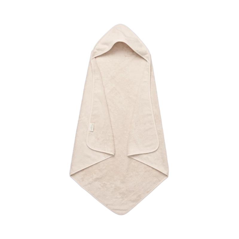Håndklæde Med Hætte 70x70 Terry Vanilla Ice fra Lille Kanin