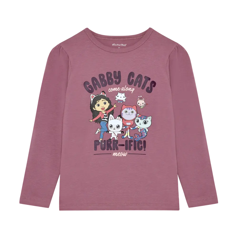 Farverig Minymo Bluse med Gabby's Dollhouse Print