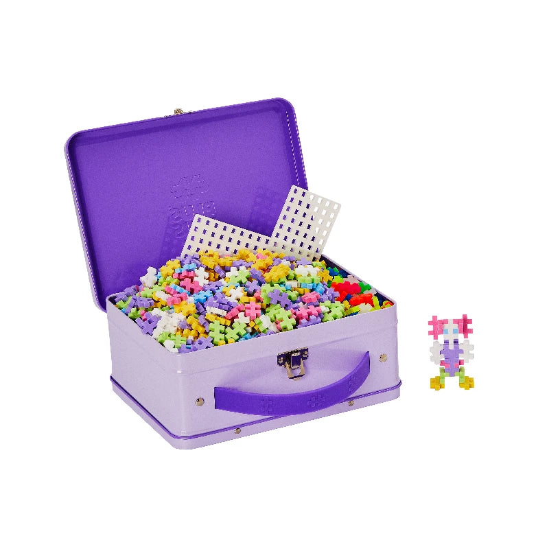 Box Plus Plus Suitcase Pastel Metal fra Plus-plus
