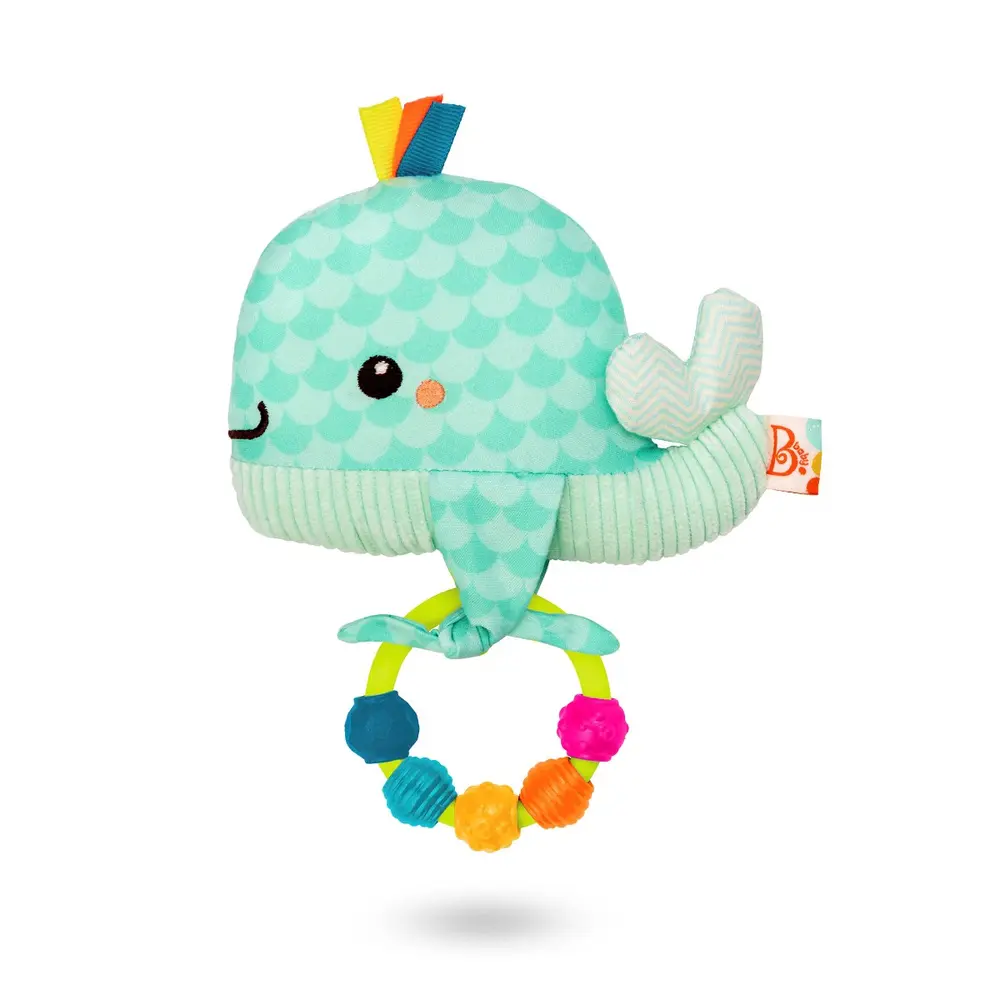 Rangle Hval med Farverige Perler fra B Toys