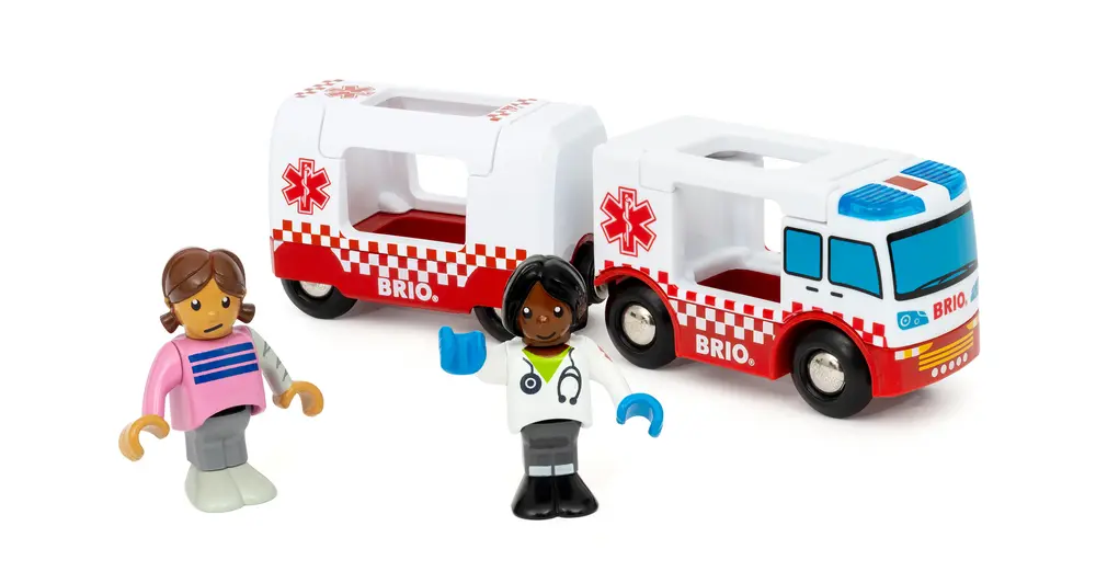Brio Redningsambulance - Hurtig hjælp på vej!