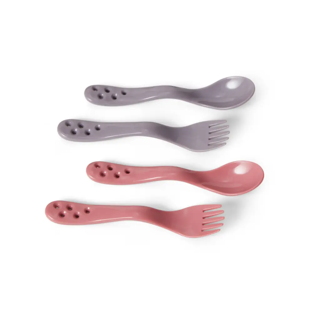 Little Scooper! Ergonomisk Gaffel og Ske til Børn