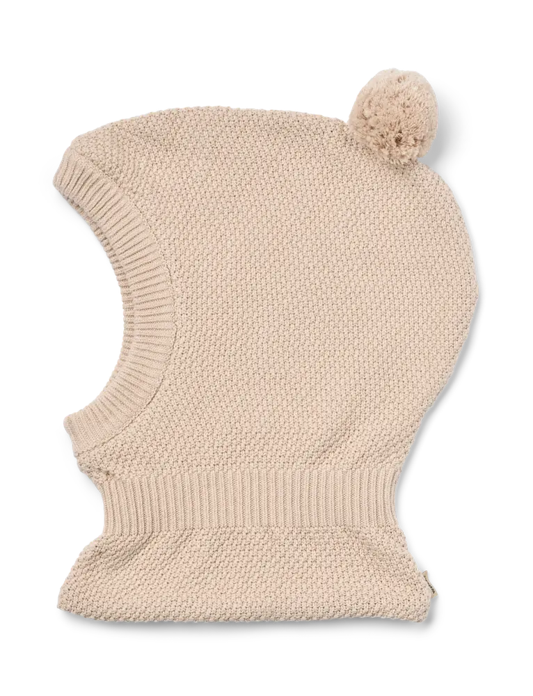 Pomi Strikket Elefanthue i Dusty Lavender - Økologisk Komfort