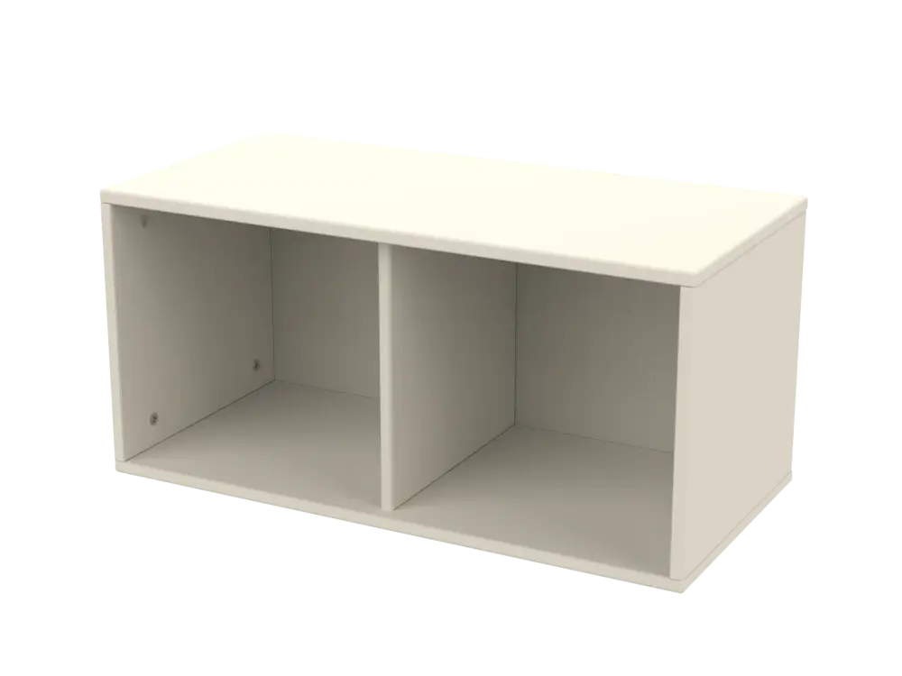 Bogkasse Dots 72x34,5x34,5 i Cream fra Flexa