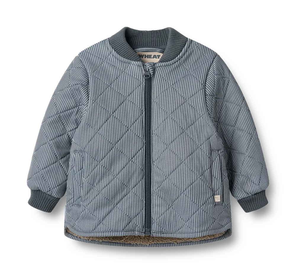 Benni Termojakke Ink Stripe - Varmt termotøj til baby