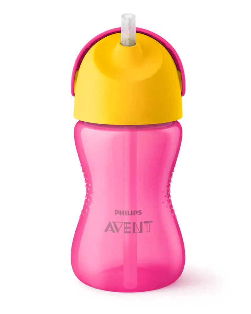 Philips Avent Bendy Sugerørskop 300 Ml. - Pink