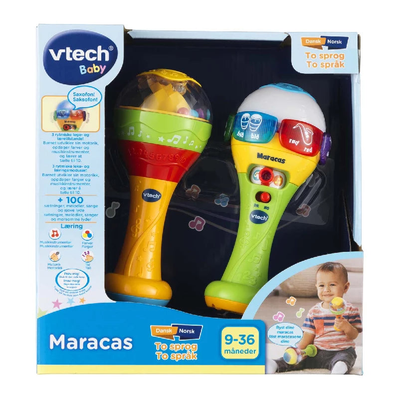 Vtech Baby Maracas   Dk & No fra V-tech