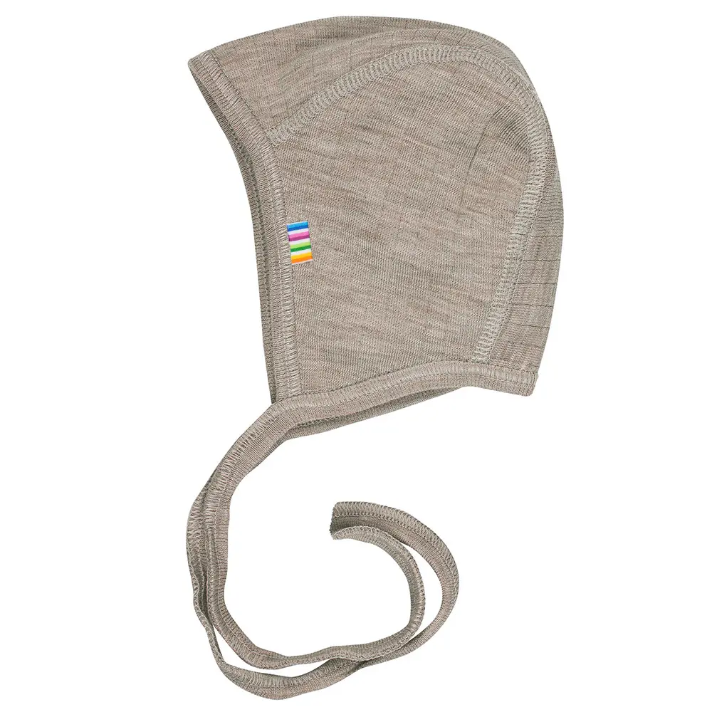 Dobbelt Lag Uldhjelm med Bindebånd fra Joha - Øko-mærket