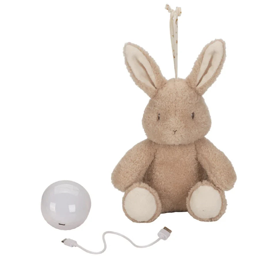 Bamse M. Natlys Og Beroligende Lyde Kanin fra Little Dutch