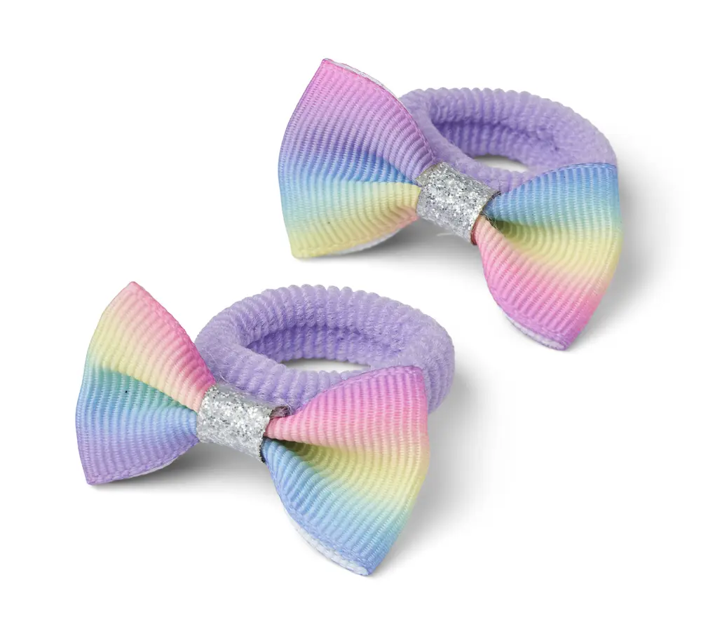 2 Pak Regnbue Hårelastikker fra Jocko - Fantastisk Tilbud!