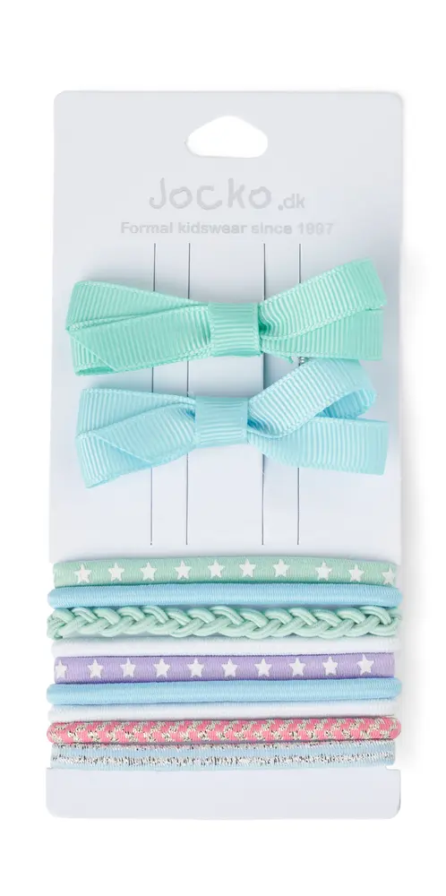 11 Stk Hårpyntspakke - Farverig Mix til Fest og Sjov