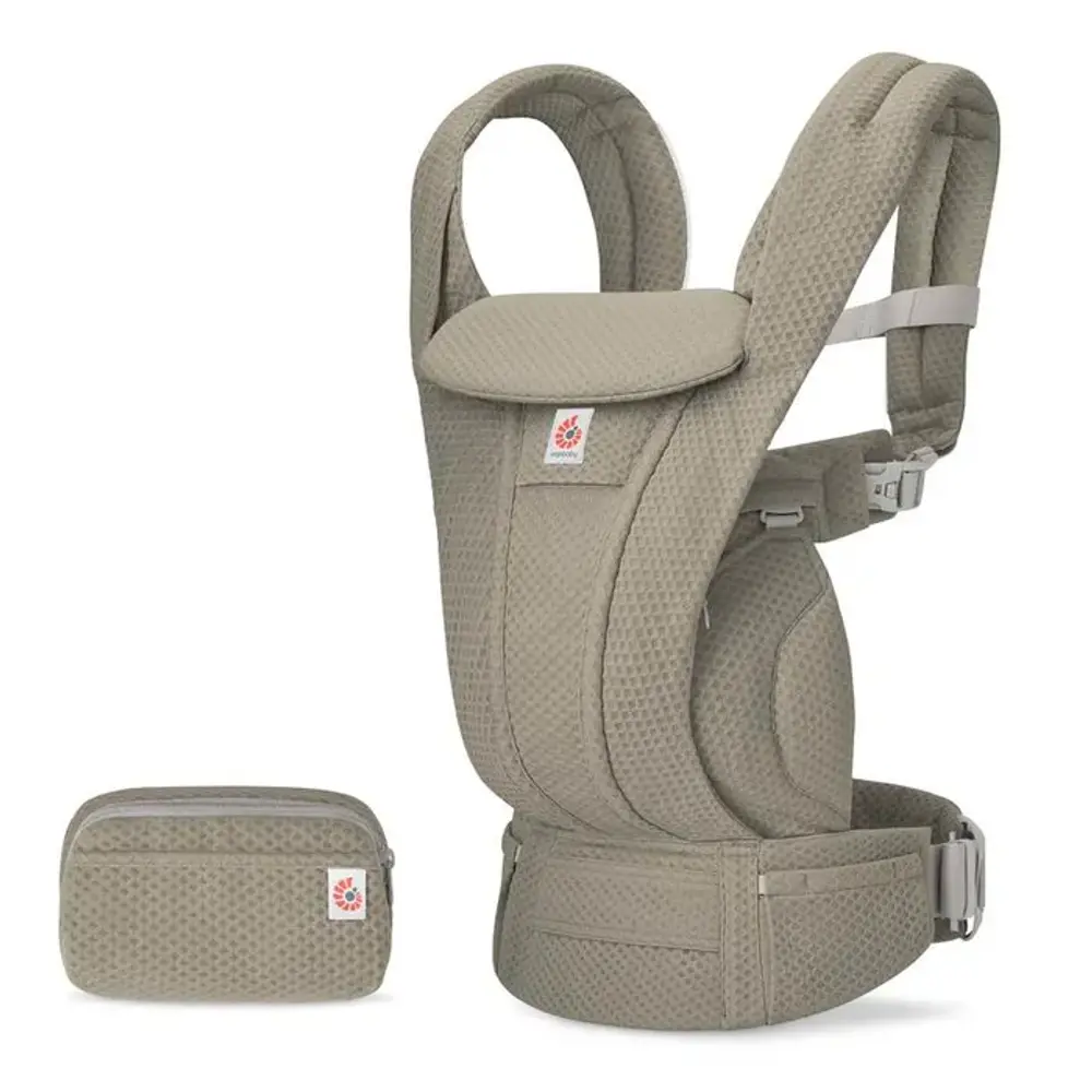Ergobaby Omni Deluxe Bæresele i Mesh - Soft Olive