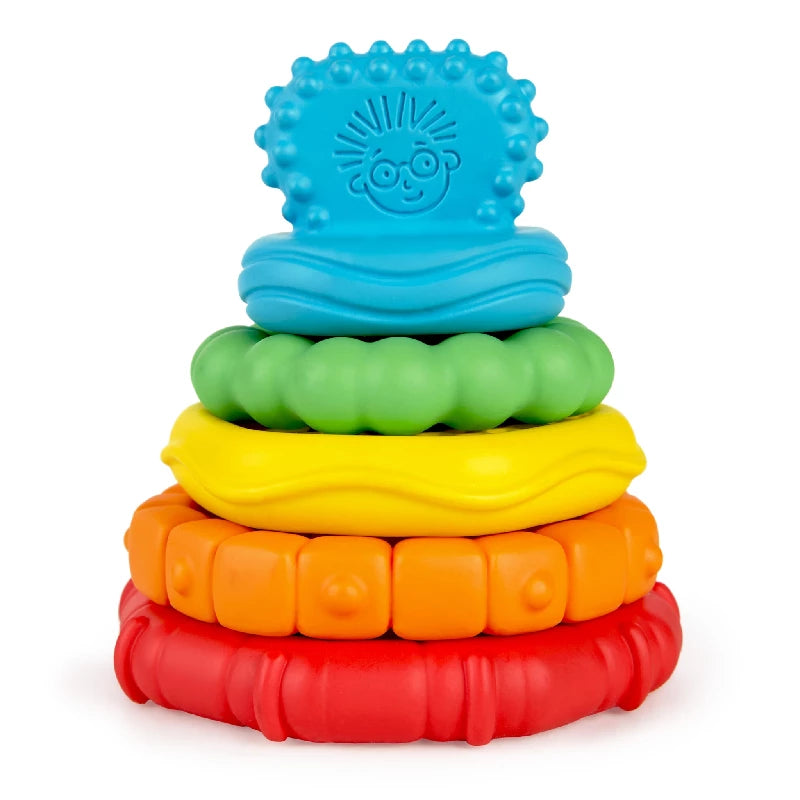 Stack & Teethe Multi   Tekstur Legesæt Med Bideringe fra Baby Einstein