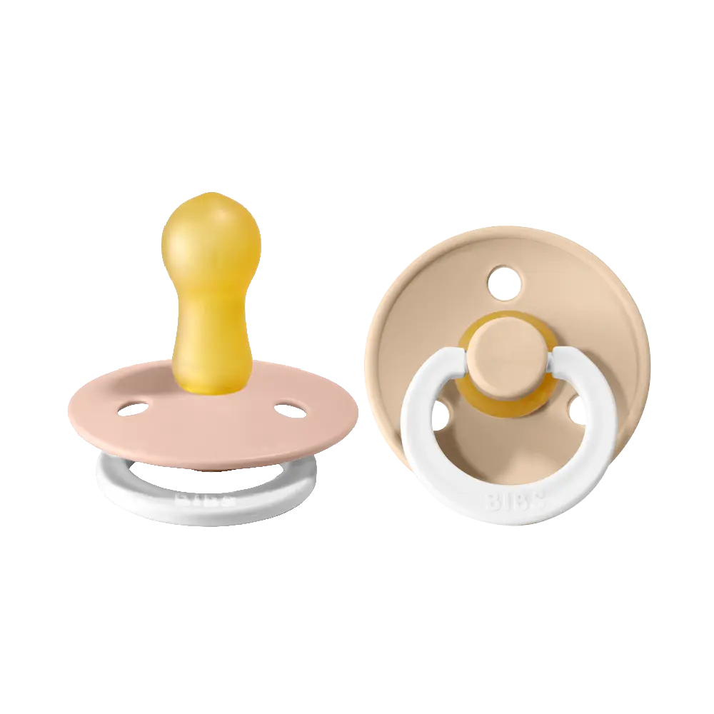 2 Pk BIBS Colour Night Sut i Blush Vanilla - Lys i Mørket