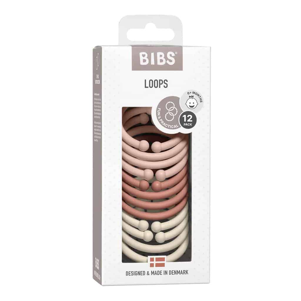 Loops Blush Woodchuck Ivory fra Bibs