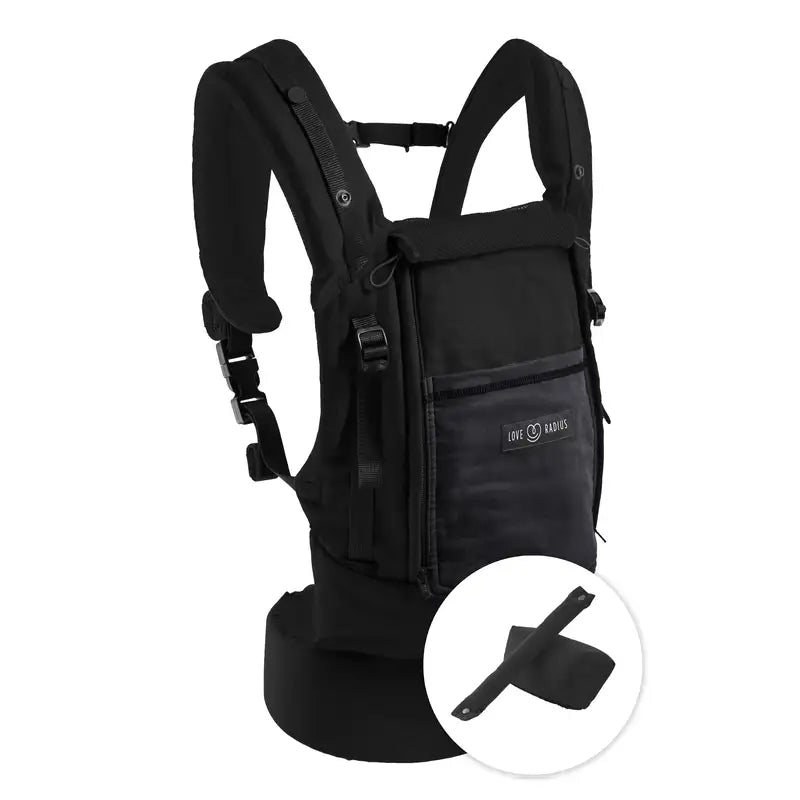 Physio Carrier   Sort Antracite Inkl Indsats fra Love Radius