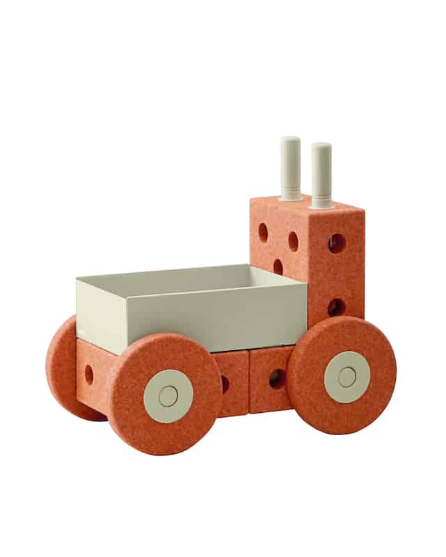 3-i-1 Gåvogn i Burnt Orange/Dusty Green - Fantastisk Tilbud!