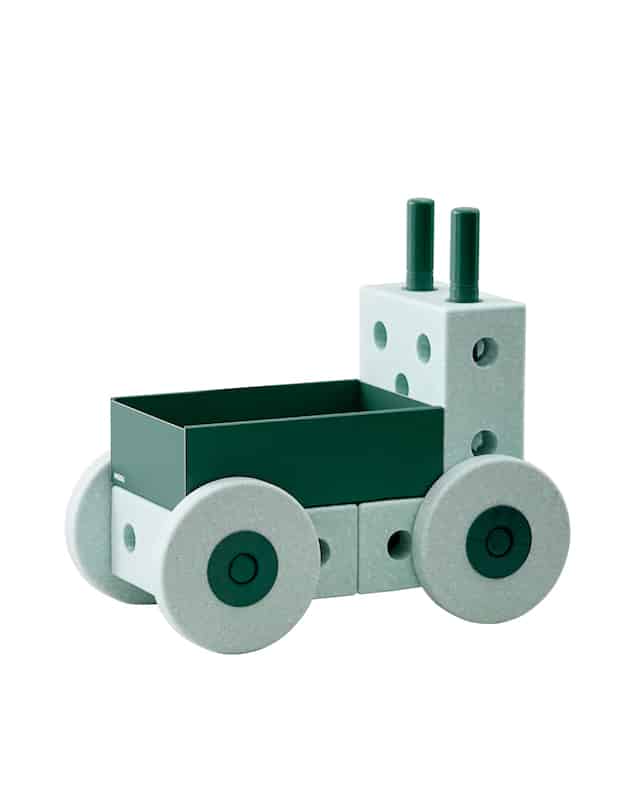 3-i-1 Gåvogn Ocean Mint / Forest Green - Aktivitetslegetøj