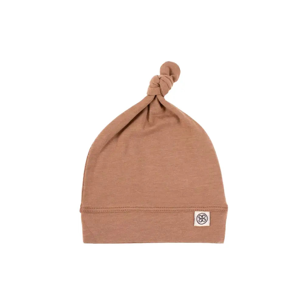 Uv Knot Hat   Coconut Brown (str 62 68) fra Cloby