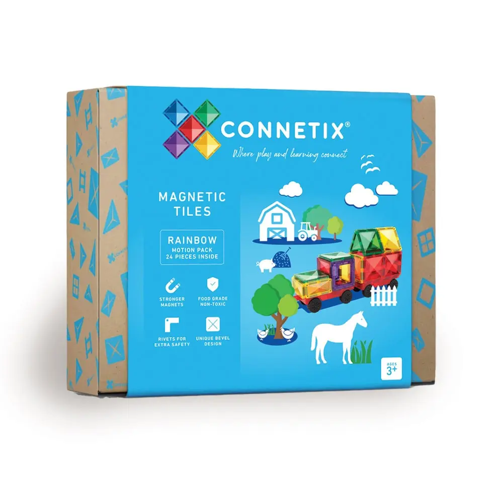 Motion Pack   Magnetsæt 24 Dele   Rainbow fra Connetix