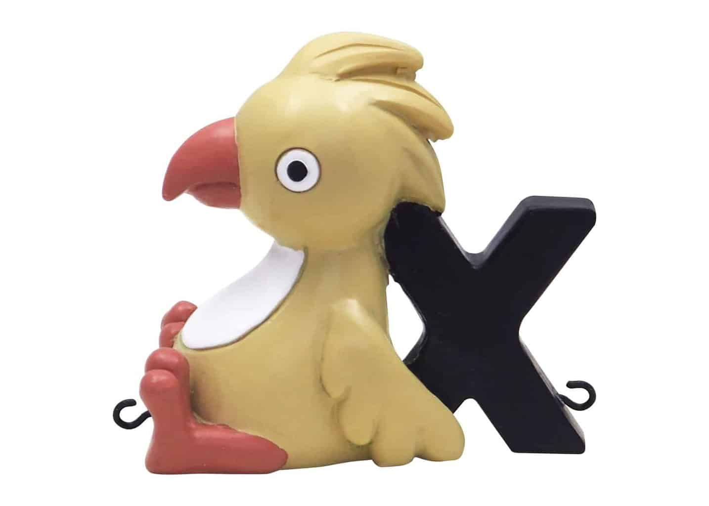 X Bogstav med Papegøje til Navnetog fra Kids By Friis