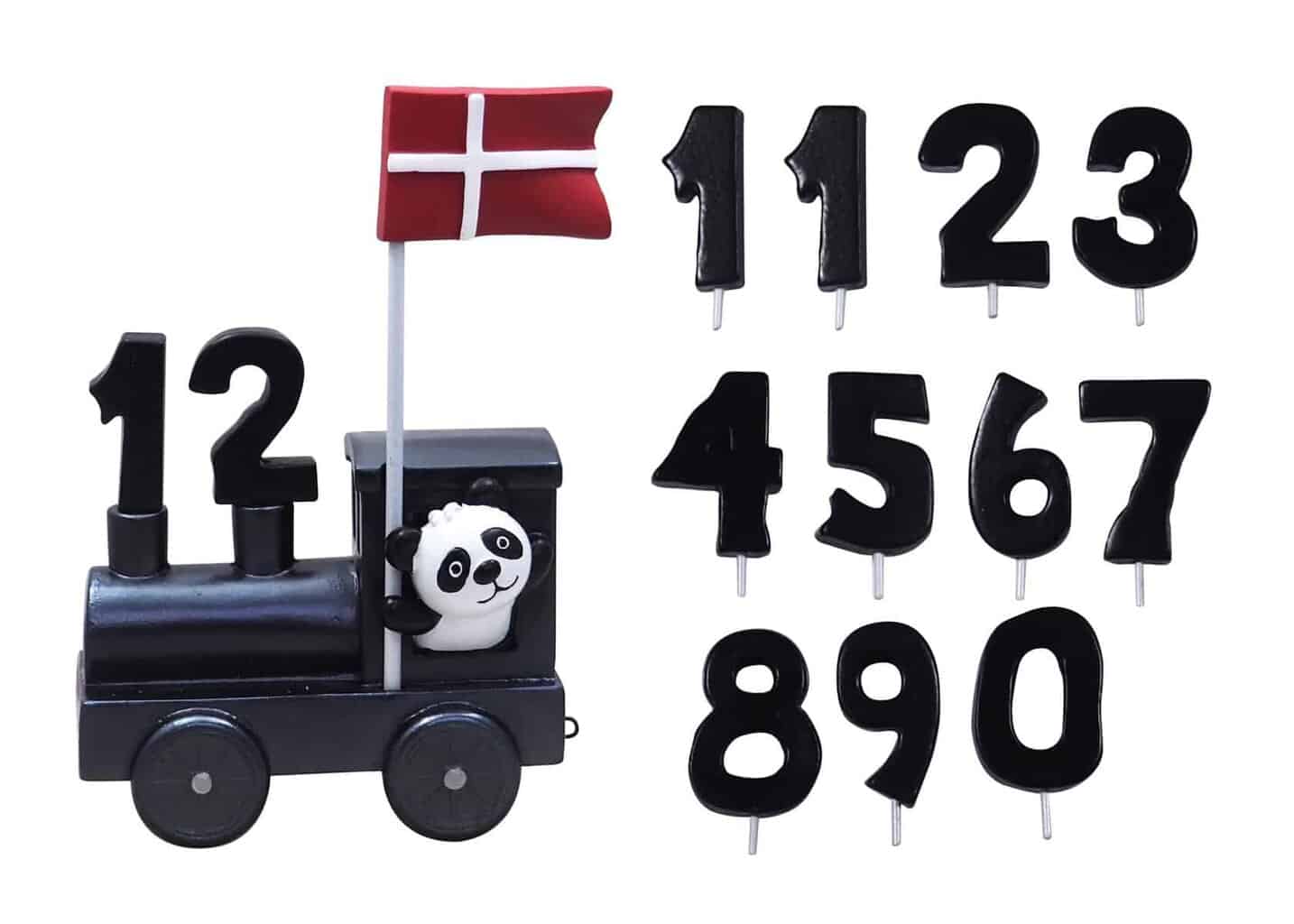 Lokomotiv Til Navnetog   11 Tal Og Flag fra Kids By Friis