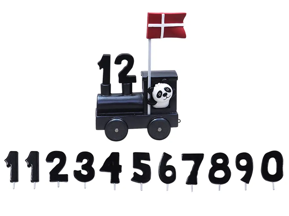 Lokomotiv Til Navnetog, 11 Tal Og Flag fra Kids By Friis