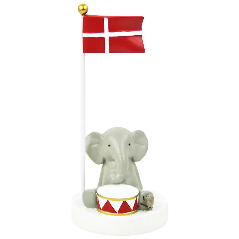 Bordflag   Elefant Med Tromme fra Kids By Friis
