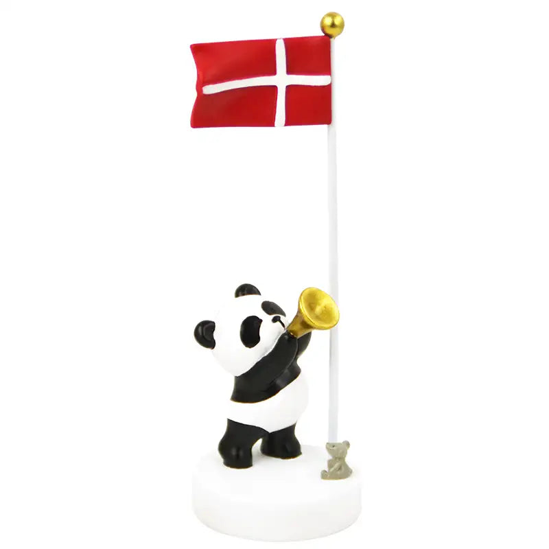 Bordflag   Panda Med Trompet fra Kids By Friis