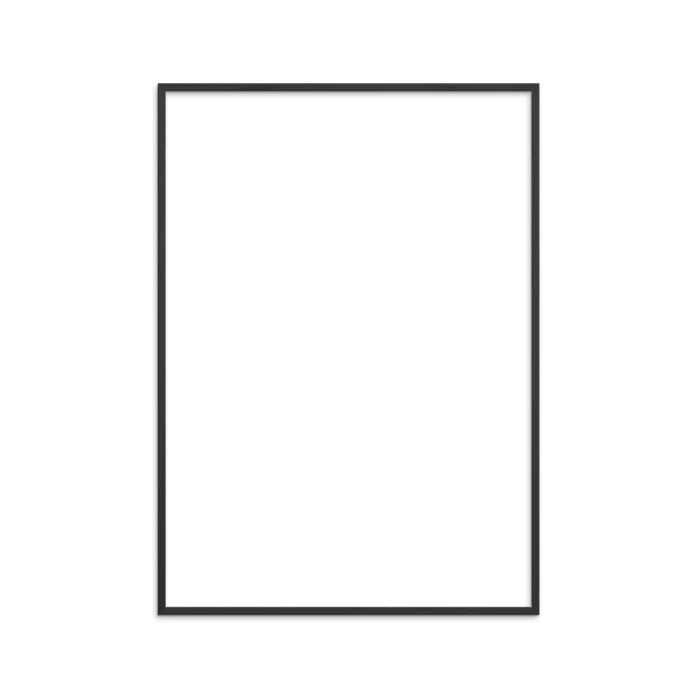 Ramme Sort Træ   50x70 fra Poster & Frame