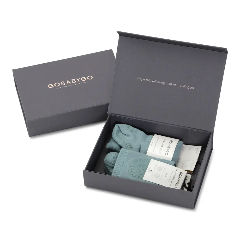 Kravle Start Pakke   Dusty Blue   12 18m fra Gobabygo
