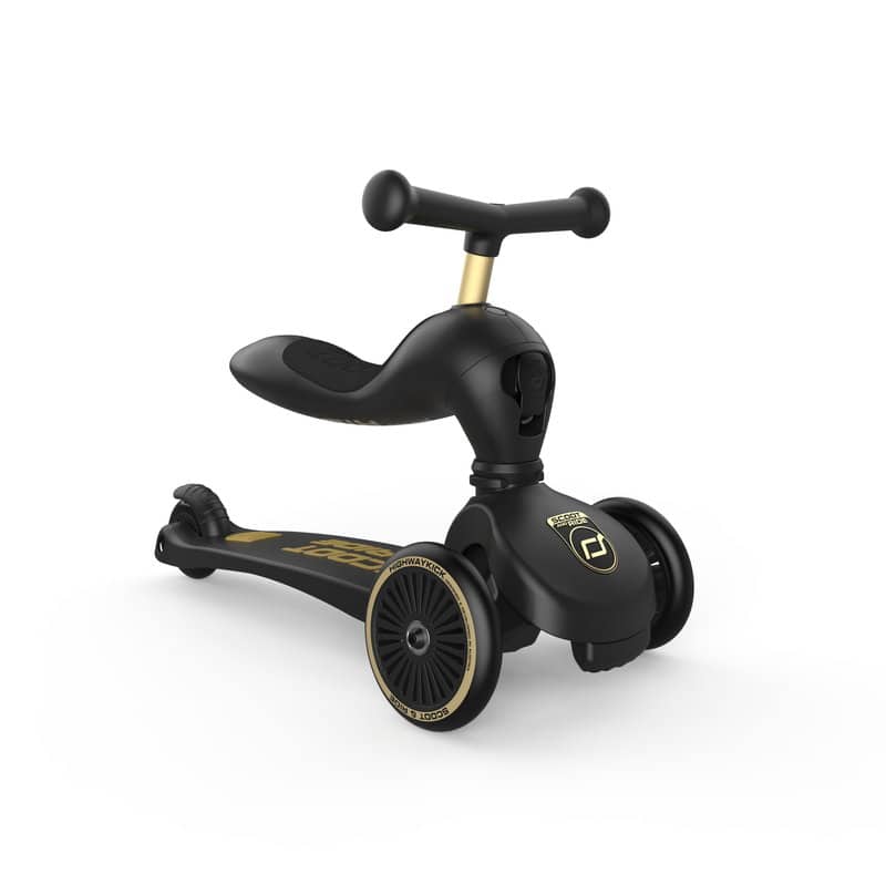 Scoot And Ride Highway Kick 1 - Olive Black Gold Tilbud