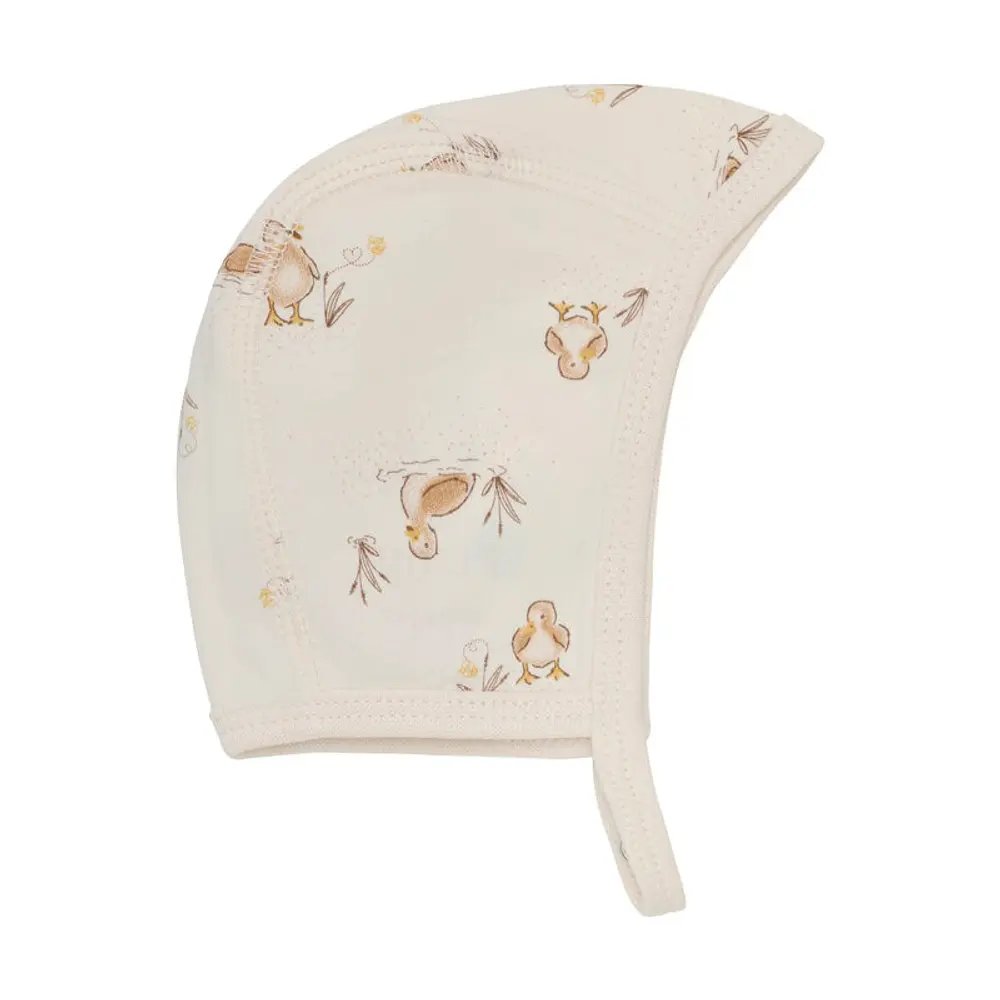 Blød hue i bomuld til børn - Fixoni AOP Single Lag