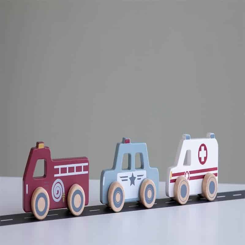 Little Dutch Køretøjer - Ambulance, Politibil og Brandbil