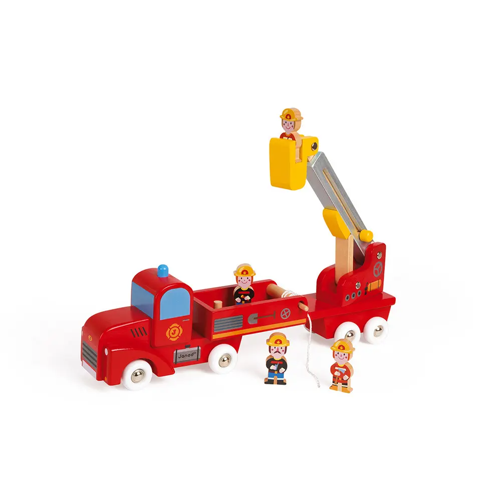 Story Giant Brandbil med Stige fra Janod - Must-Have!