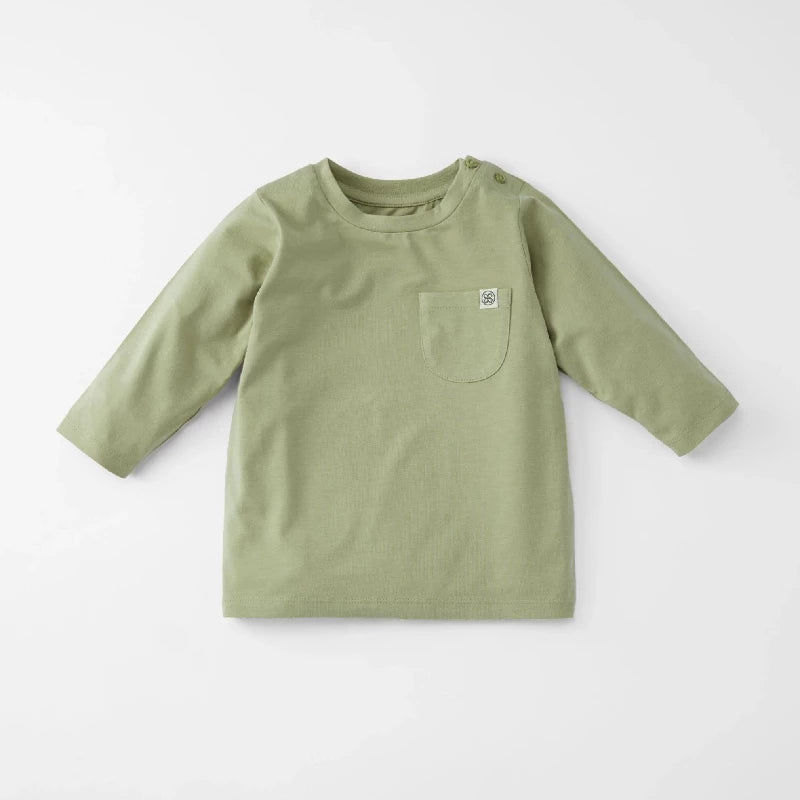 Uv Longsleeve Olive Green (6 12m) fra Cloby