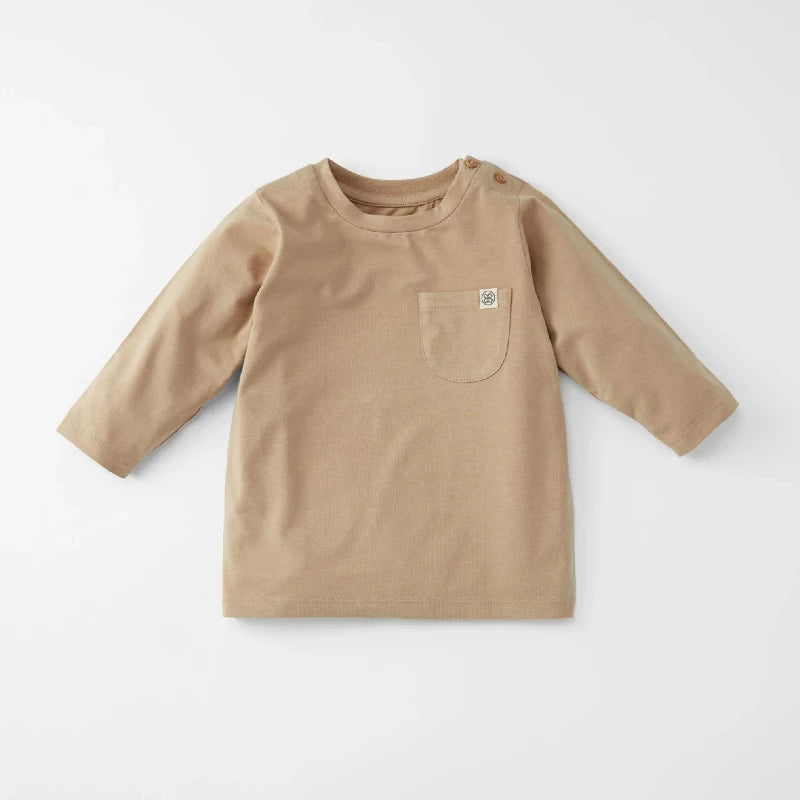 Uv Longsleeve Peannut Brown (6 12m) fra Cloby