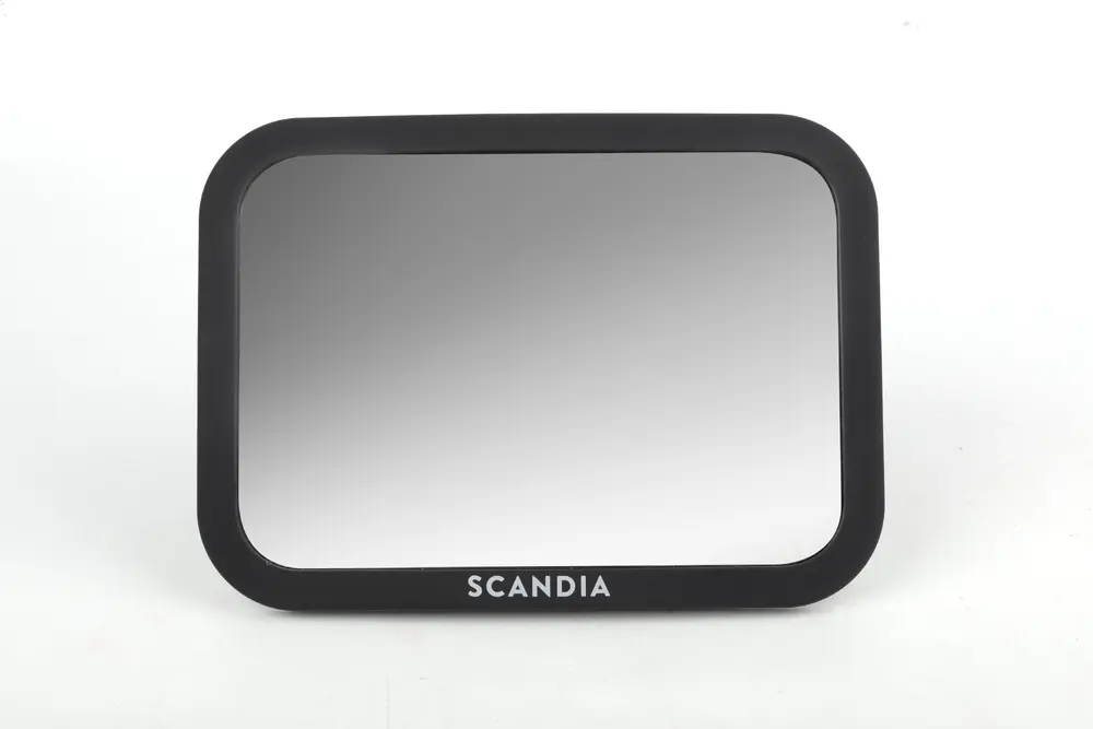 Rektangulært 360 Gr. Bilspejl i Sort - Sikkerhed til Bilen
