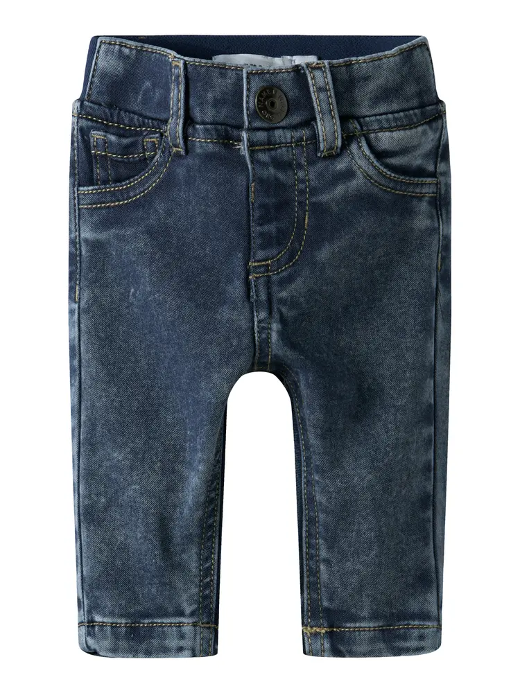 Silas Twist Bru Jeans i Mørkeblå Denim fra Name It